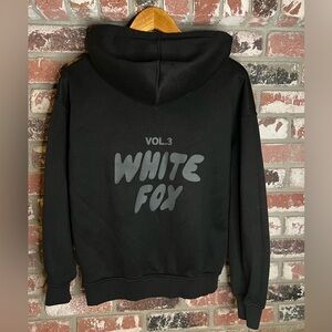 Women’s White Fox Vol.3 Offstage Hoodie Onyx, 100% Polyester